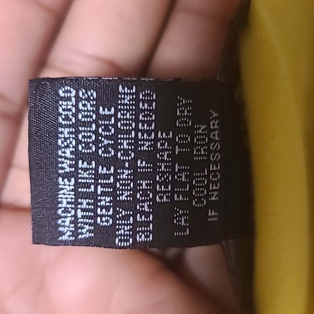 Verve Ami Yellow Sleeveless Blouse,  Size S - Picture 6 of 7